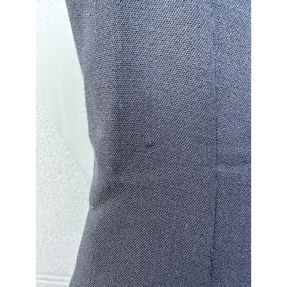 Carmen Marc Valvo black Square Neck peplum cap sleeve Form Fitting dress size 2 - Picture 5 of 13